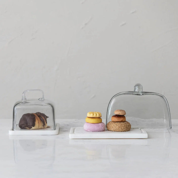 SQUARE GLASS CLOCHE
